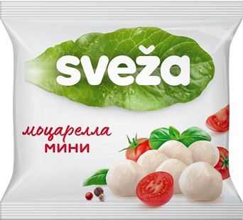 Сыр мягкий SVEZA Моцарелла мини 45% ппакет 250 г