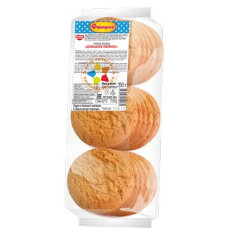 Печенье Домашнее овсяное Сладкая слобода 350г