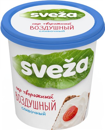 Сыр творожный SVEZA Воздушный сливочный 60% 150 г