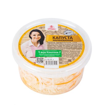 Капуста маринованная Бродич 400г