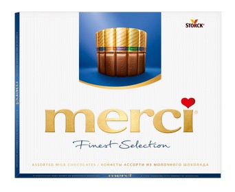 Набор конфет Мерси молочный 250г