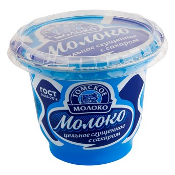 Молоко сгущ Томское Молоко 230г цельное с сахаром 8,5%