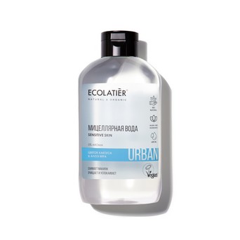 Мицеллярная вода ECOLATIER Цветок кактуса&алоэ 600мл
