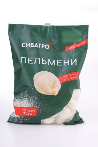 Пельмени СИБАГРО С молодым цыпленком 800г плпакД8